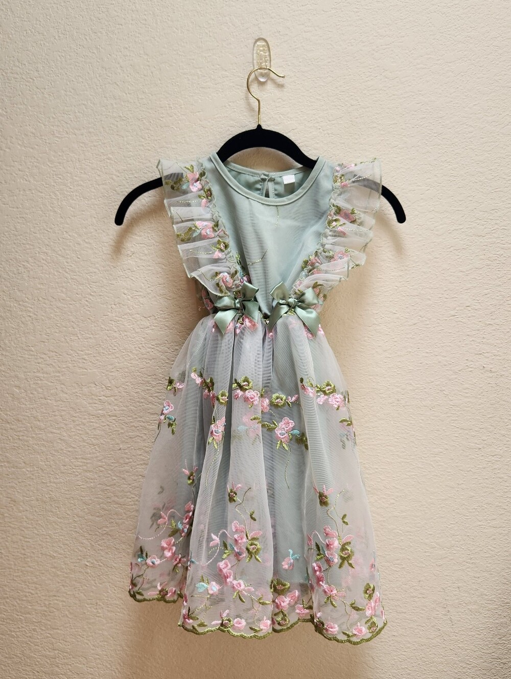 Fairy Floral Tutu Dress With Elastic Waist Size 6 - Picture 3 of 6